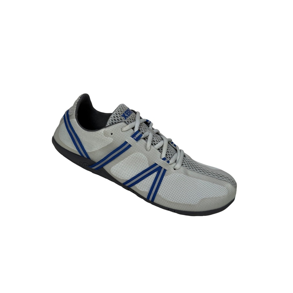 Xero Shoes Speed Force Mens 10.5 Dawn Gray Classic Blue Barefoot Running SFM-DGB